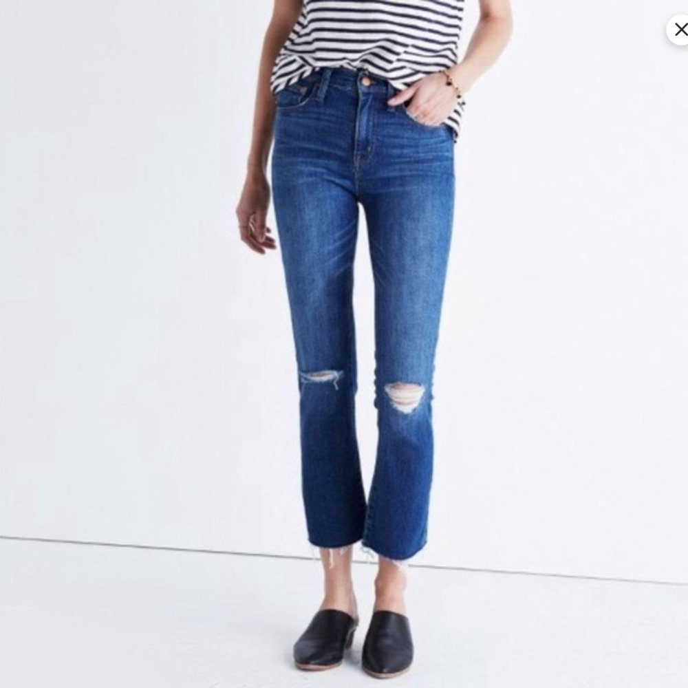 Madewell 10" High Riser Demi Boot Size 31